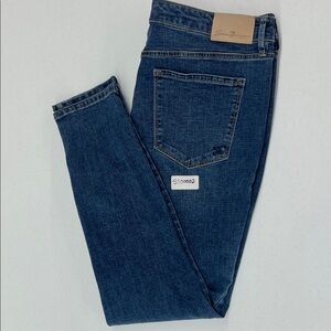 Seven7 Dark Blue Denim Skinny Jeans Size 14